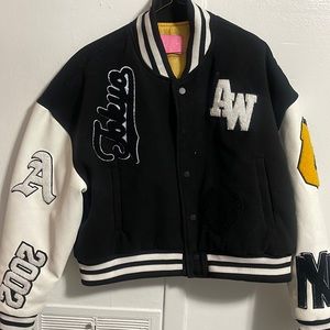 Womens Oversized Varsity Jacket